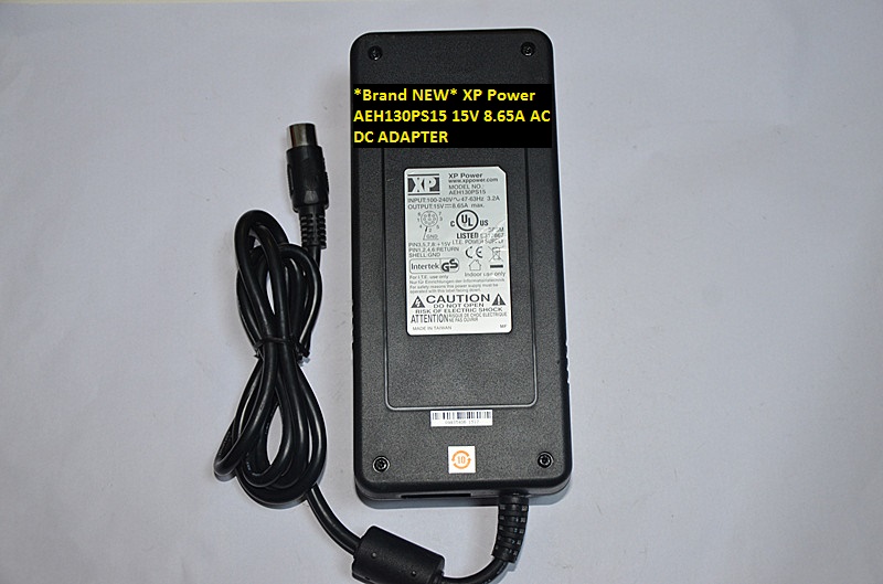 *Brand NEW* XP Power 15V 8.65A AEH130PS15 AC DC ADAPTER